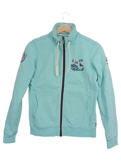 Gaastra Damen Sweatjacke Les Voiles de Saint Barth Türkis Gr. 36 S Maritim