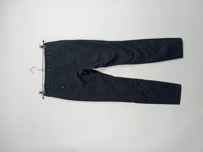 windsor. Damen Stoffhose Chino Slim Fit Dunkelblau Gr. 34 W26 Baumwolle