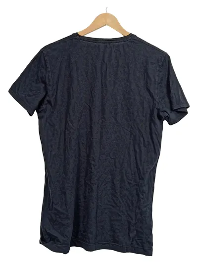 Calvin Klein Damen T-Shirt Schwarz Gr. 38 M Basic Baumwolle Kurzarm