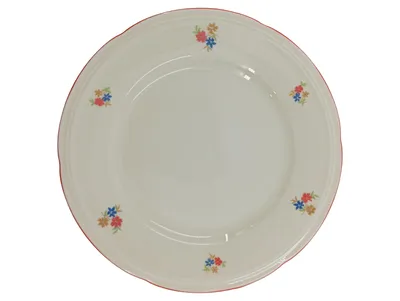 Bavaria Essteller Teller 19 cm Keramik Beige Vintage Blumenmuster