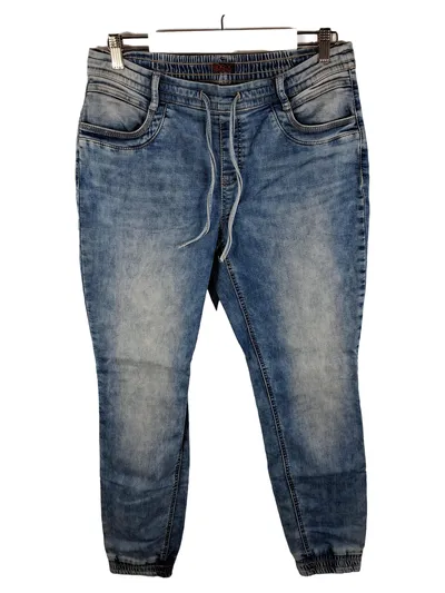 SOCCX Damen Jeans Tapered Fit W30 Gr. 38 Blau Jogger