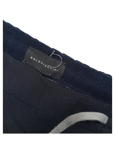 Baldessarini Herren Stoffhose Blau Gr. 54 W38 XXL Wolle Casual