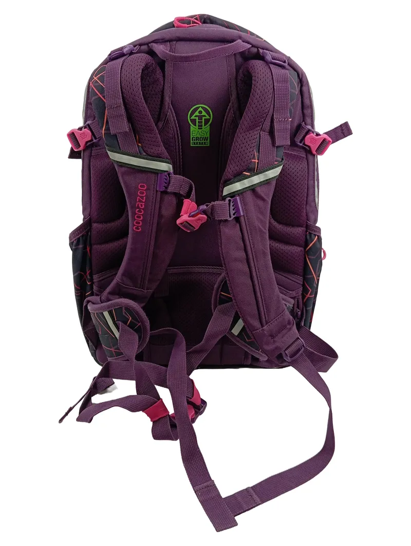coocazoo Schulrucksack Lila Geometrisch Easy Grow System Kinder 2