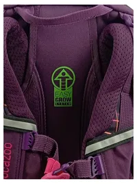 coocazoo Schulrucksack Lila Geometrisch Easy Grow System Kinder 4