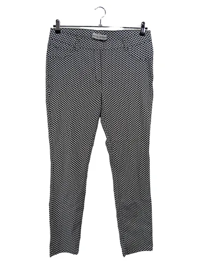 Ashley Brooke Damen Stoffhose Schwarz Geometrisch Gr. 44 W35 XXL