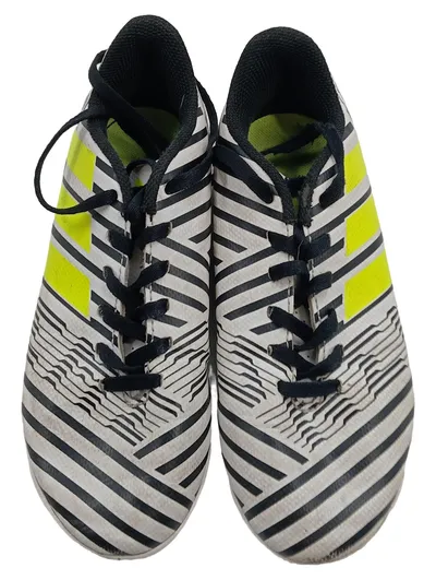 adidas Nemeziz Fussballschuhe Kinder Weiß Gestreift Gr. 33 Sportlich