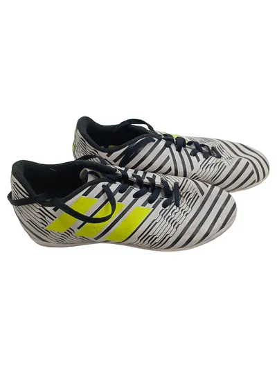 adidas Nemeziz Fussballschuhe Kinder Weiß Gestreift Gr. 33 Sportlich
