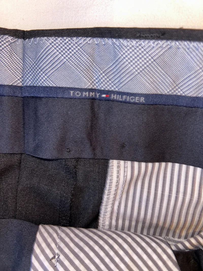 Tommy Hilfiger Herren Anzughose Gr. 50 W33 Grau Business Hose 3