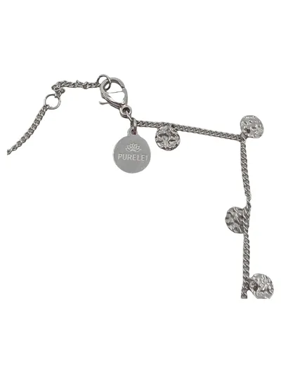 Purelei Armband mit Plättchen Anhängern Silber Damen Metall Modern