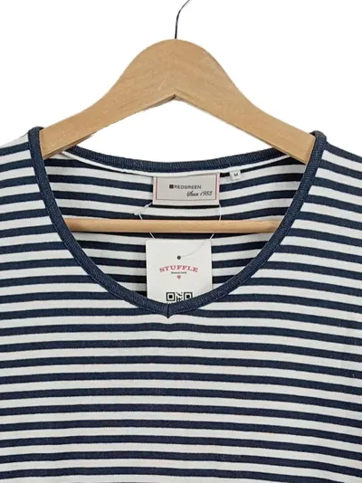REDGREEN Damen Langarmshirt Gestreift Maritim Mehrfarbig Gr. 38 M