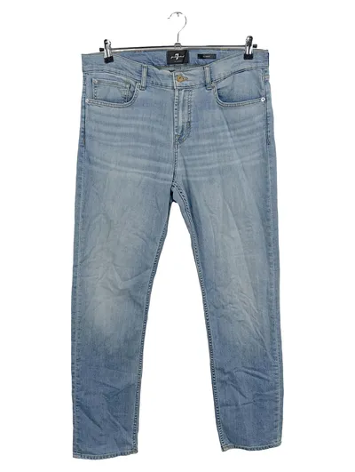 7 For All Mankind Slimmy Jeans Hose Herren Blau Gr. 48 W38