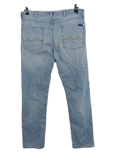 7 For All Mankind Slimmy Jeans Hose Herren Blau Gr. 48 W38