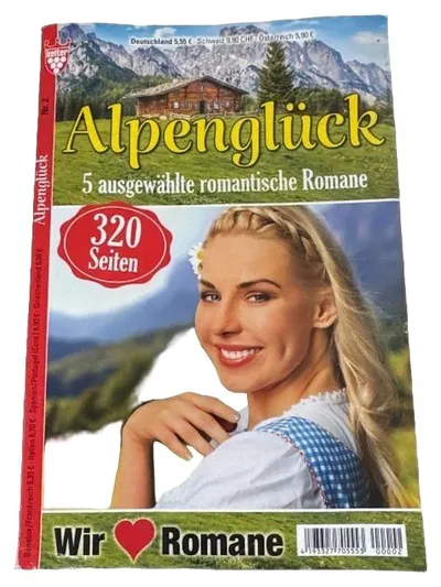 Kelter Heftroman Alpenglück 5 ausgewählte romantische Romane Nr. 2 320 Seiten
