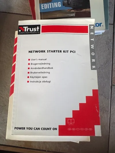 Trust Network Starter Kit PCI Bedienungsanleitung Handbuch Netzwerk