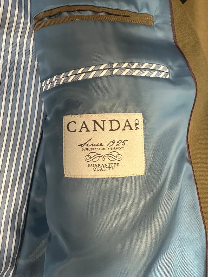 Canda Herren Sakko Braun Gr. 56 3XL Klassisch Uni Business 3