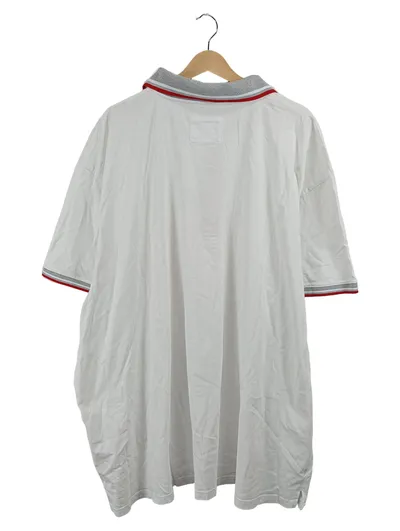 Jan Vanderstorm Herren Poloshirt Weiß Gr. 64 Kurzarm Casual Baumwolle