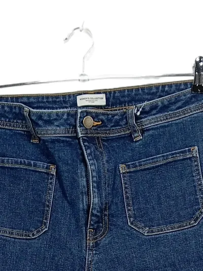 Tchibo Damen Jeans Bootcut W35 44 XXL Blau Baumwolle Alltag Casual