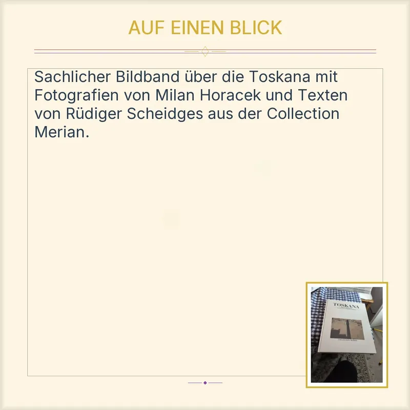Bildband Toskana Milan Horacek Collection Merian Fotobuch Italien Reise 2