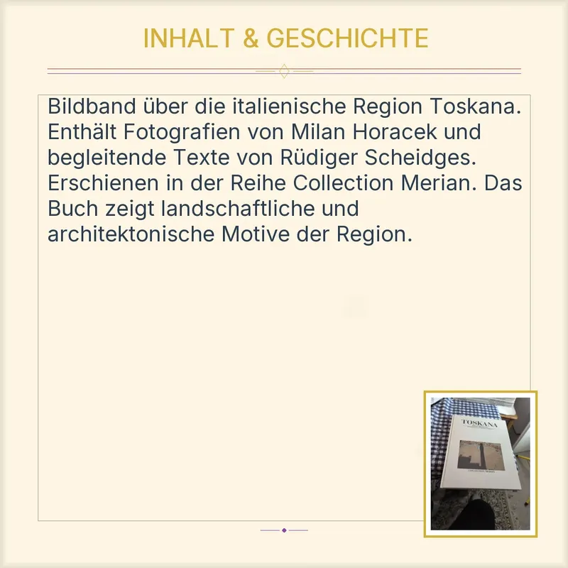 Bildband Toskana Milan Horacek Collection Merian Fotobuch Italien Reise 3