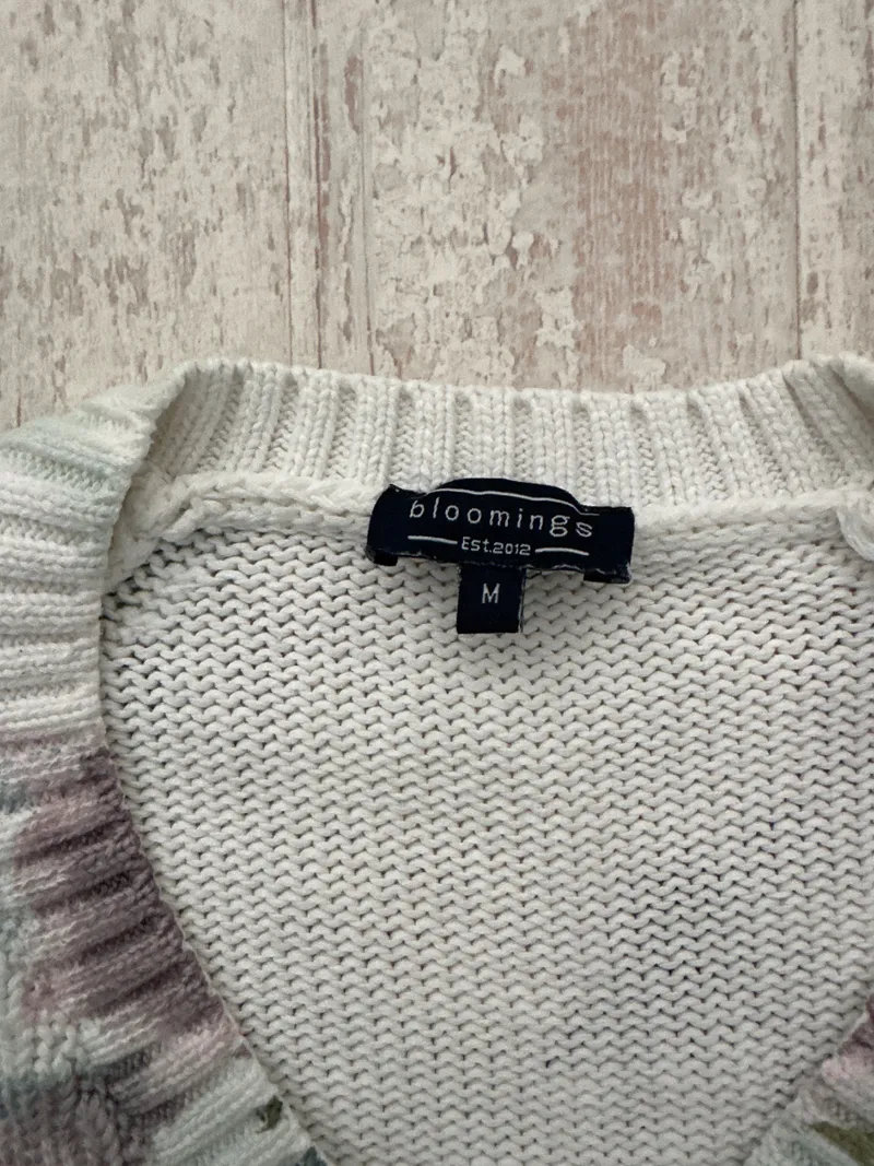 Bloomings Damen Pullover Gr. 38 M Mehrfarbig Blumenmuster Casual Baumwolle 4
