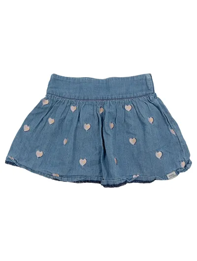 Little Marc Jacobs Mädchen Jeansrock Herzen Gr. 92/94 Blau
