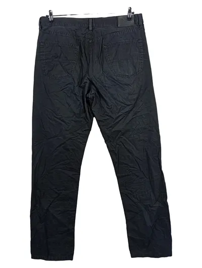 HUGO BOSS Herren Stoffhose Schwarz Casual Baumwolle Gr. M W32