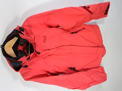 Jack Wolfskin Outdoorjacke Damen Rot Gr. S 36 Kapuze