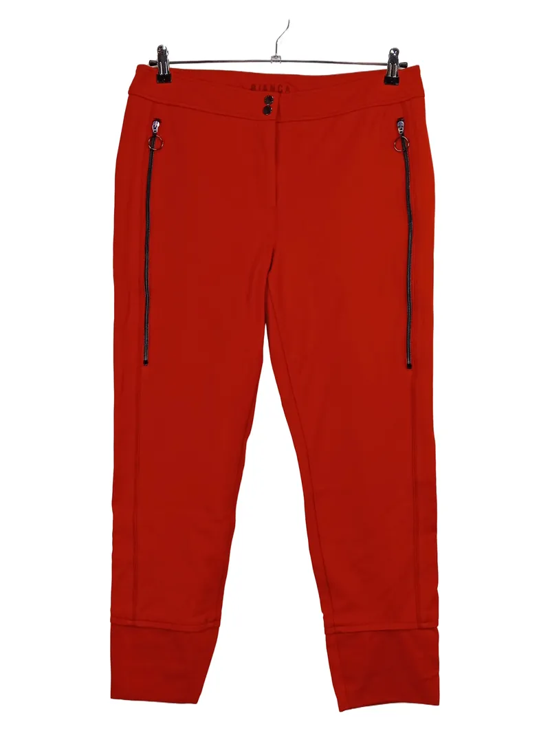 Bianca Damen Jogginghose Rot Gr. 44 XXL Sportlich Reißverschlusstaschen 1