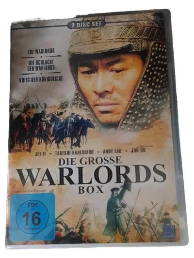 Die Grosse Warlords Box - Jet Li DVD KSM Kriegsfilm 2 Disc Set FSK 16