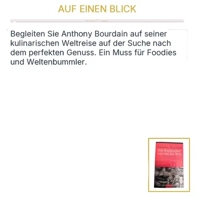 Anthony Bourdain Ein Küchenchef reist um die Welt Goldmann Taschenbuch