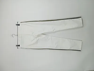 Bogner Damen Stoffhose Weiß Gr. 34 W26 XS Sportlich Seitenstreifen