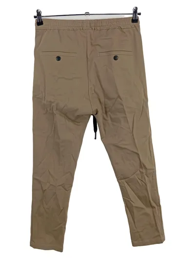 DRYKORN Stoffhose Damen Beige Gr. 42 W33 Kordelzug Casual Chino