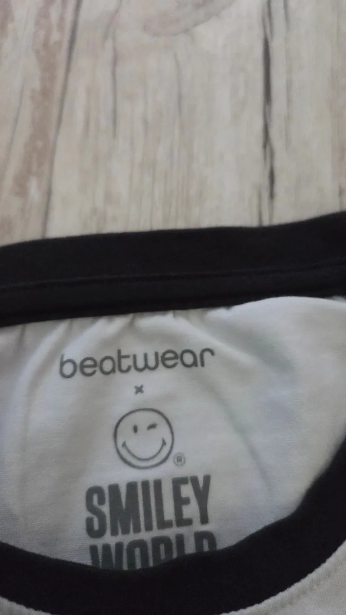 beatwear Smileyworld Kinder Langarmshirt Gr. 158 Weiß Blume 3