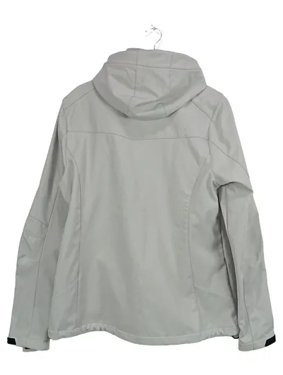 Killtec Outdoorjacke Damen Grau Gr. 44 XXL Kapuze Reißverschluss