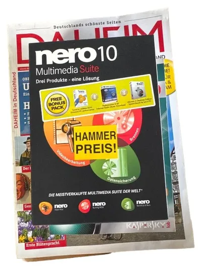 TUZZI Nero 10 Multimedia Suite PC Software Video Brennen Datensicherung