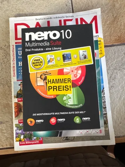 TUZZI Nero 10 Multimedia Suite PC Software Video Brennen Datensicherung