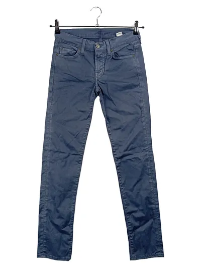 7 For All Mankind Damen Jeans Skinny Fit Blau Gr. W26 34 XS
