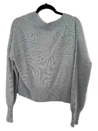 Vero Moda Damen Strickjacke Gr. S Grau Strass Knöpfe Cardigan