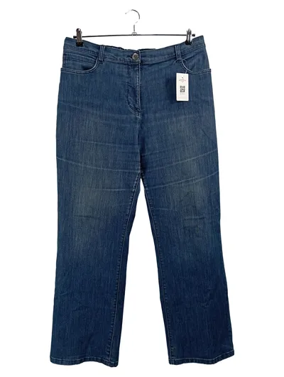 Ulla Popken Jeans Regular Fit Damen Blau Gr. 50 W40 Casual