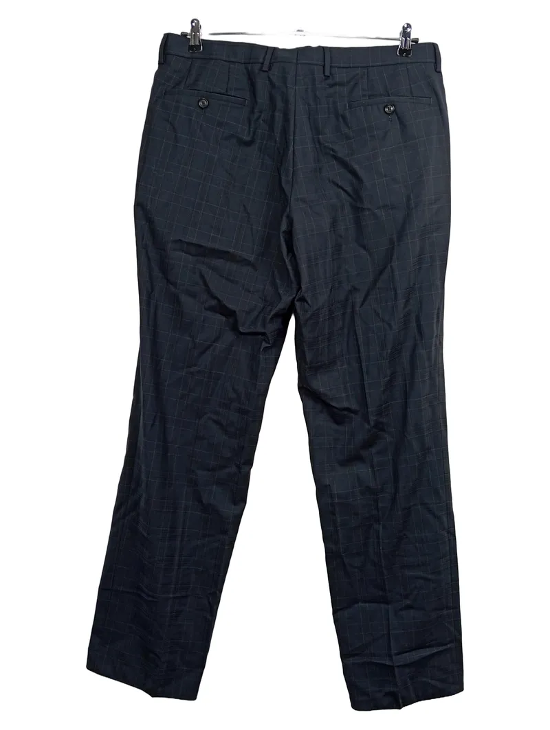 Baldessarini Anzughose Herren Blau Kariert Gr. 54 W38 XXL Business 2