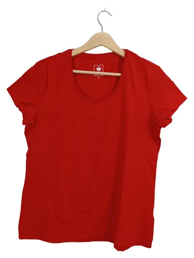 Engelbert Strauss Damen T-Shirt Rot Gr. 42 XL Basic Kurzarm