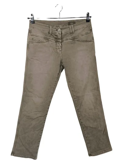 Closed Damen Stoffhose Khaki Braun Gr. 42 W33 Casual