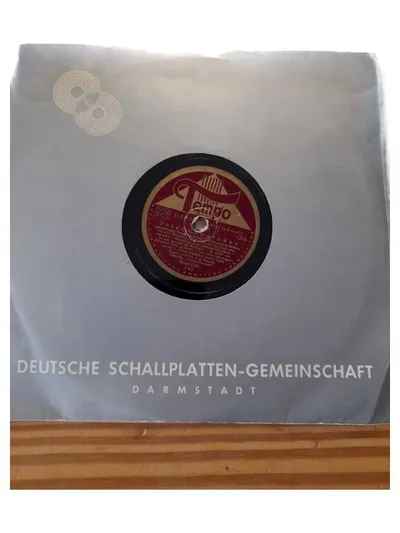 Tempo Unter den Linden Vinyl Single Schlager Deutsche Schallplatten-Gemeinschaft