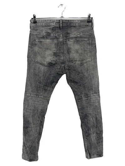 DRYKORN Damen Jeans Hose Grau Used Look Reißverschluss Details Gr. 40 W31