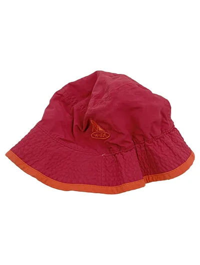 VAUDE Kinder Sonnenhut Wendehut Rot Orange Gr. 3-4 Jahre Outdoor