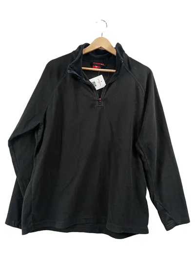 Engelbert Strauss Fleecepullover Herren Gr. 50 L Schwarz Arbeitspullover
