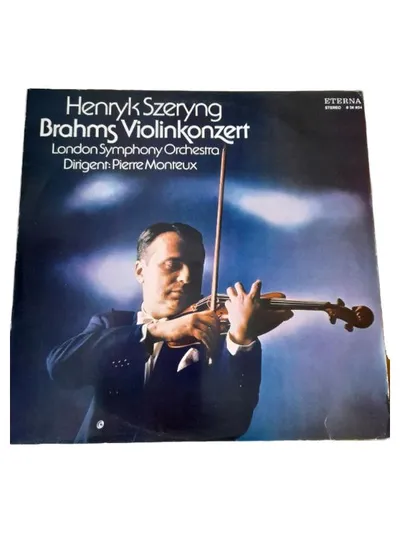 Eterna Vinyl LP Brahms Violinkonzert Henryk Szeryng London Symphony Orchestra