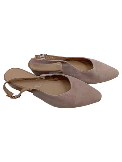 Tamaris Damen Slingback Rosa Leder Gr. 39 Klassisch