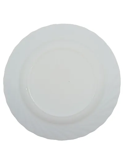 Arcopal Arzberg Essteller Weiß Glas 23 cm Klassisch
