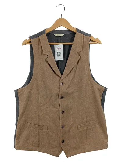 DIGEL Herren Anzugweste Weste Braun Gr. 50 L Business Elegant